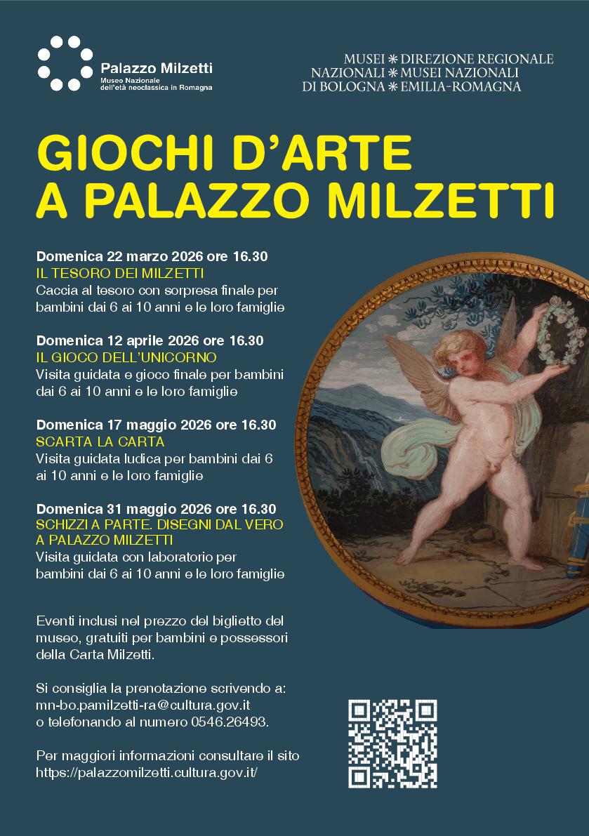 GIOCHI D’ARTE A PALAZZO MILZETTI - PRIMAVERA 2026